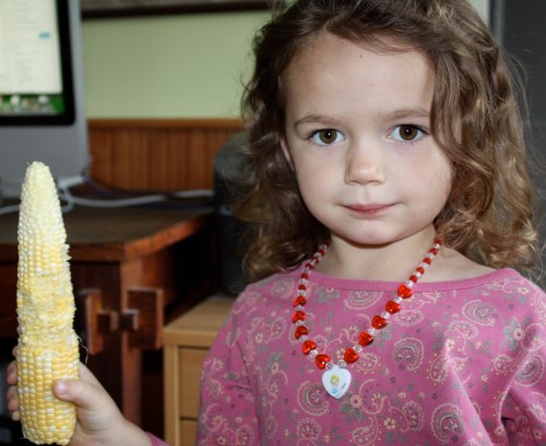 Maeve's breakfast this morning!  