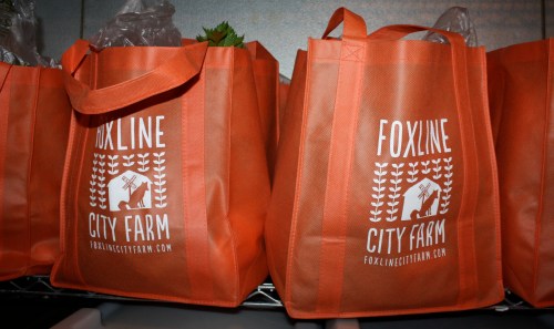 Full Share bags in the cooler and ready to go.