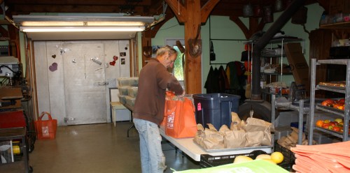 Scott packing the shares this morning.